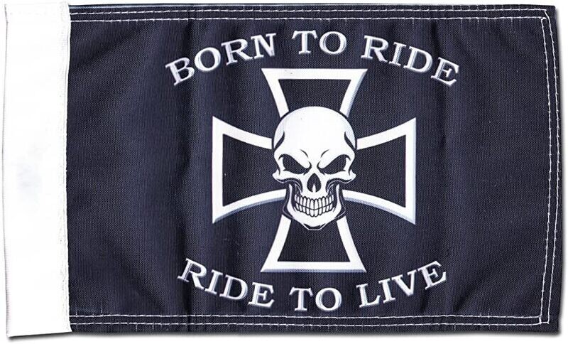 Motorcycle Flags Born To Ride