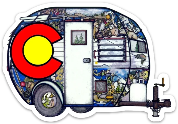 Colorado Decals Camper