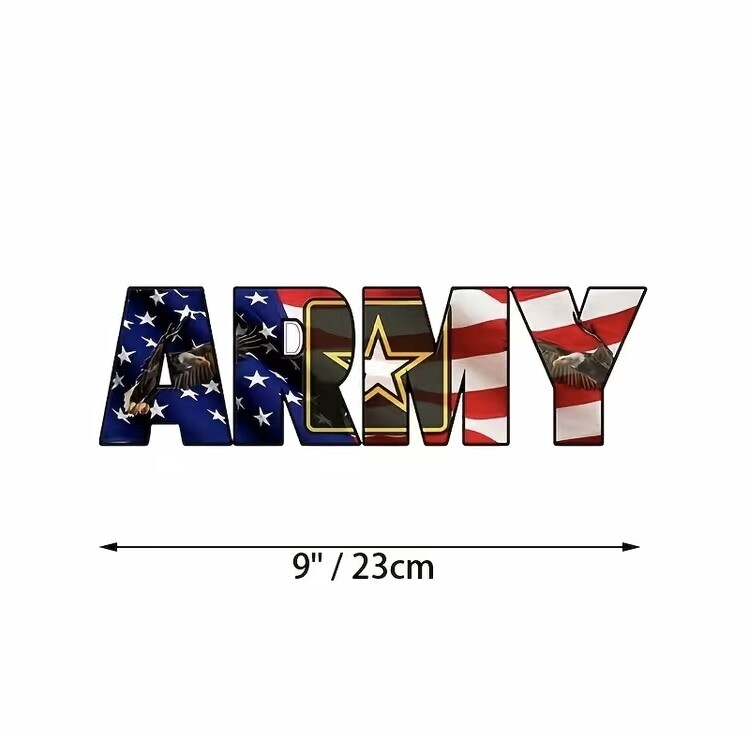 ARMY Reflective Patriotic Mural Decal