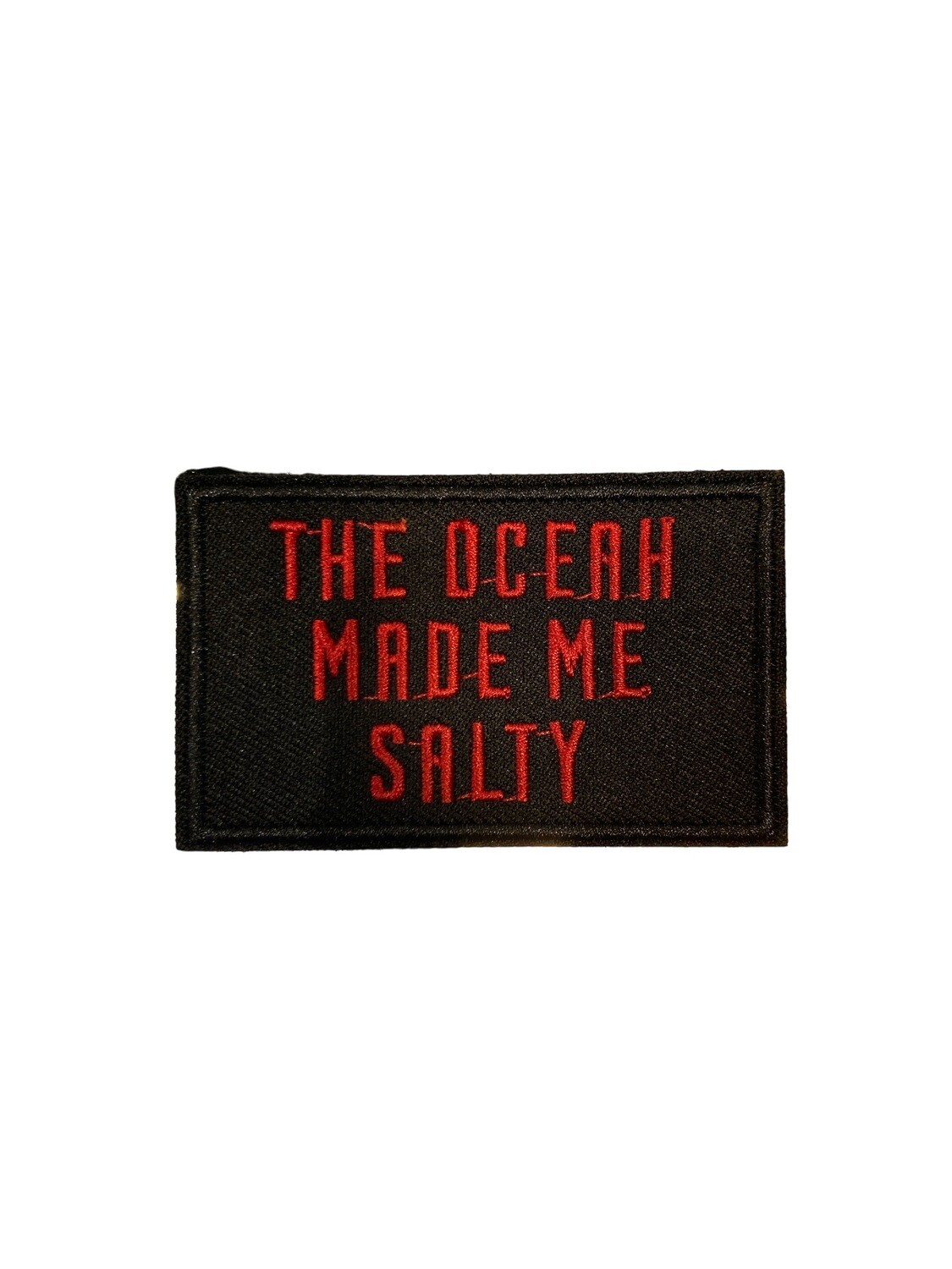 Patches Ocean Made Me Salty BLK/RED 