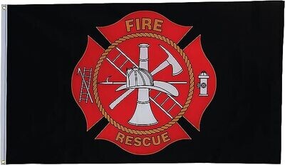 Flags 3X5 Fire Rescue Flags 3X5 Fire Rescue