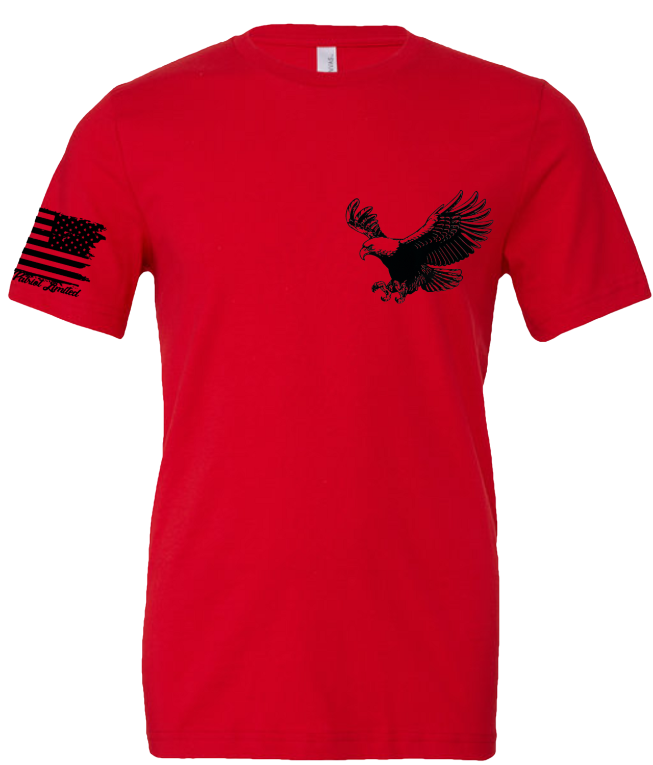 Flag w/ Eagle Red S/S