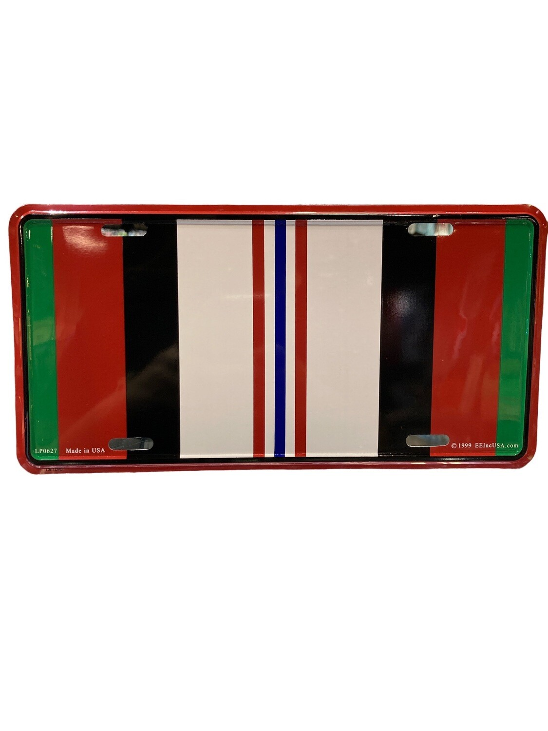Afghanistan Campaign License Plate