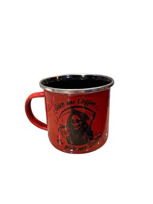 Blackout Coffee Give Me Coffee Enamel Steel Mug