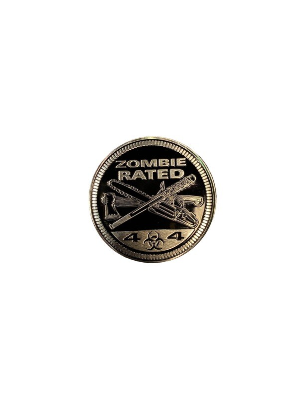Zombie Rated Car Badge