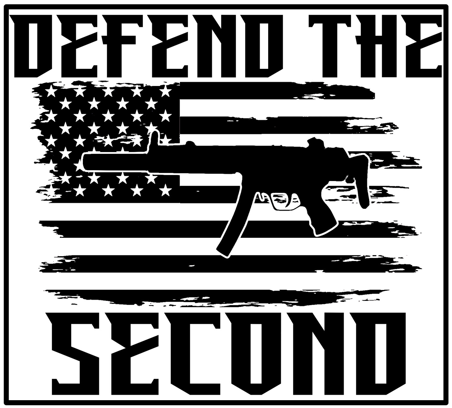 Defend the Second 5.5" Decal