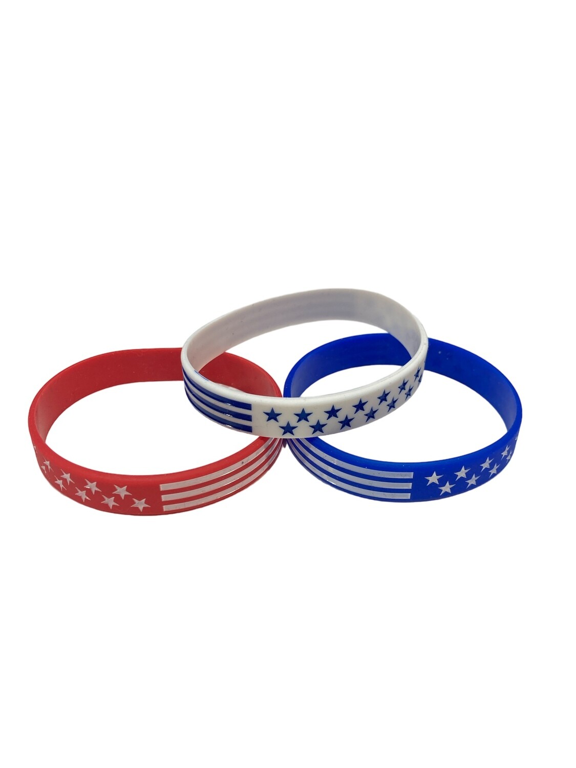 Stars & Stripes Silicone Bracelets