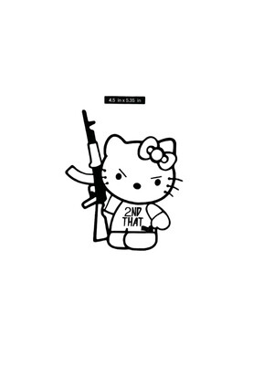 Kitty Punisher Decal