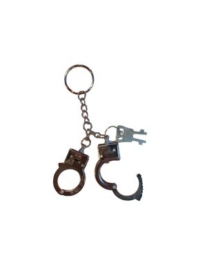 Silver Handcuff Keychain Silver Handcuff Keychain