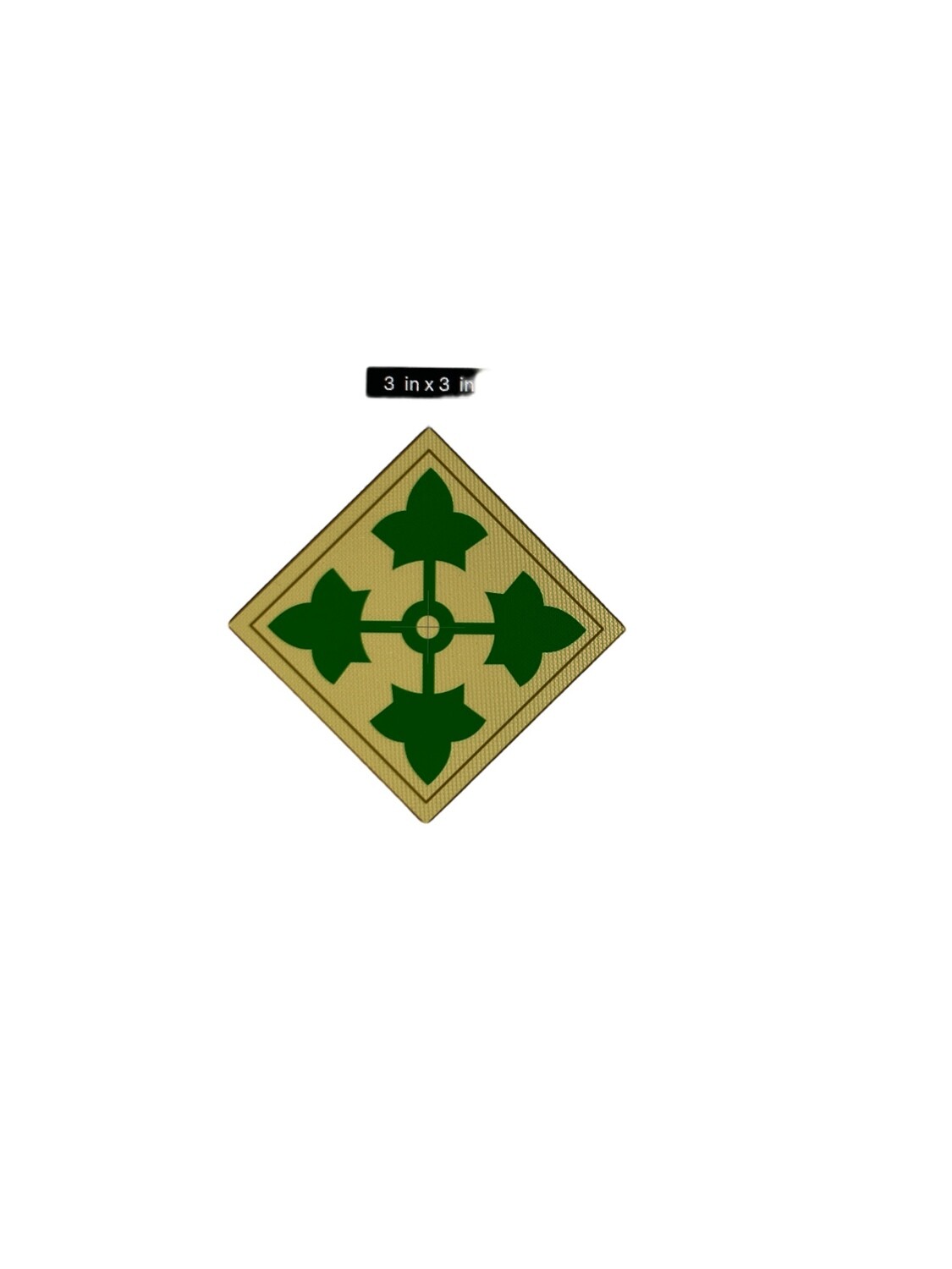 4th Infantry Division Sticker 2"