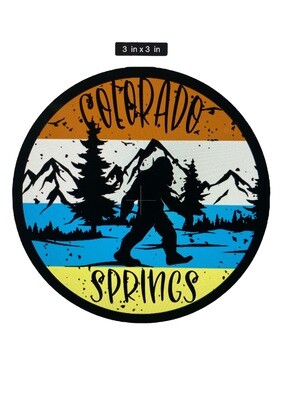 Colorado Springs Sasquatch Sticker