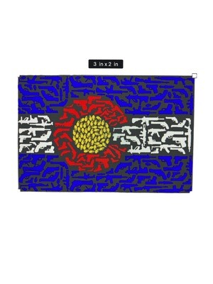 Colorado Gun Flag Sticker