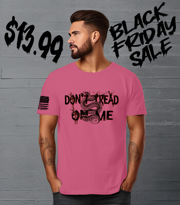Don't Tread On Me Pink/Black S/S  BF