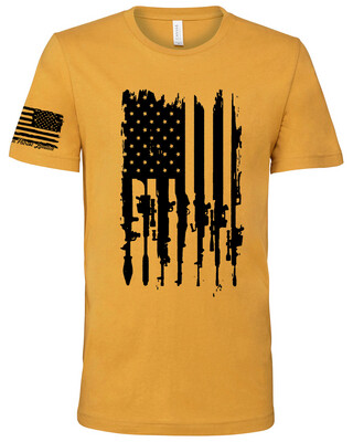 Rifle Flag S/S Mustard/Black