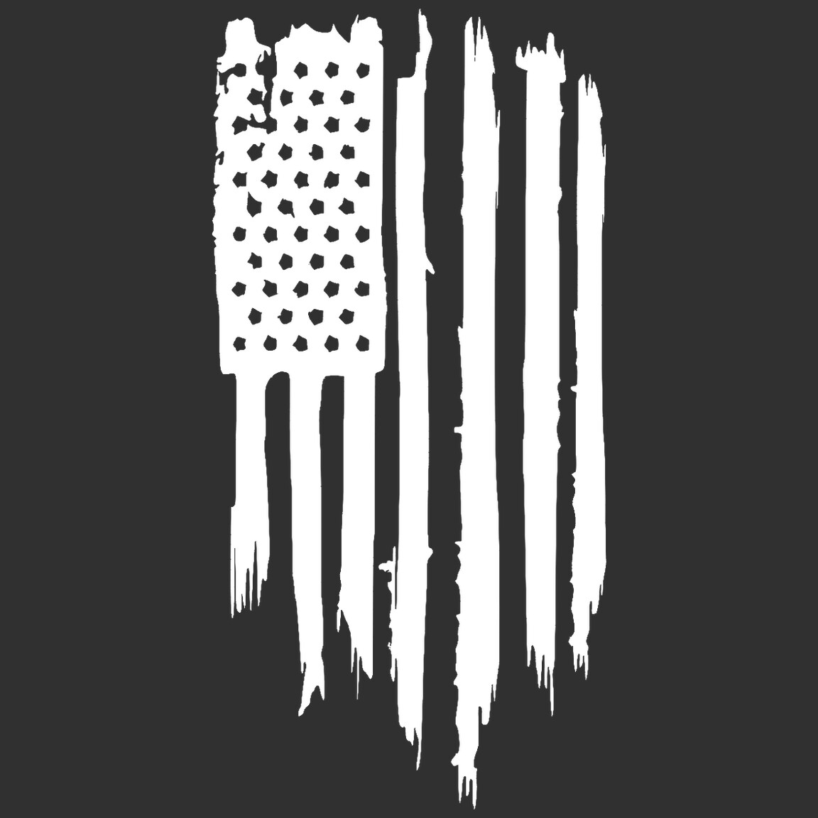 Patriot Flag 11.5" Decal