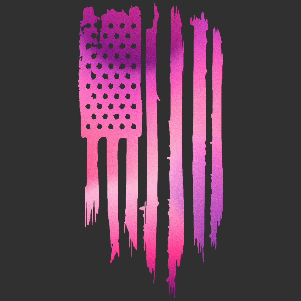 Patriot Flag Mini Decal