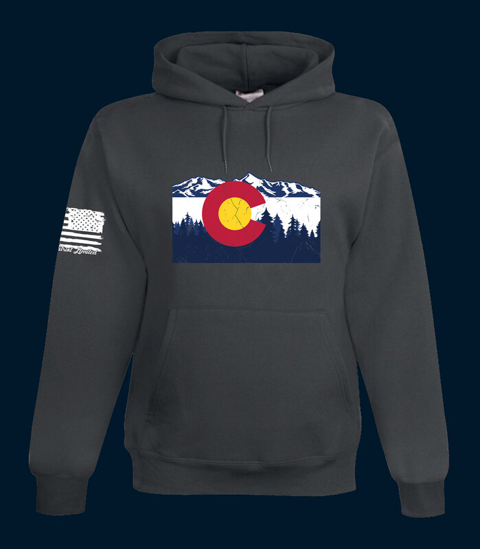 Colorado on Crack Hoodie Charocoal Colorado on Crack Hoodie Charocoal