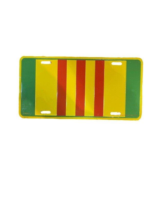 Vietnam Vet. Ribbon Color License Plate
