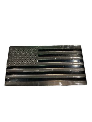 Black US Shaped Car Emblems