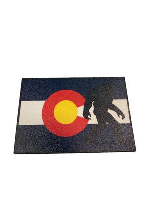 Bigfoot Colorado Flag Magnet
