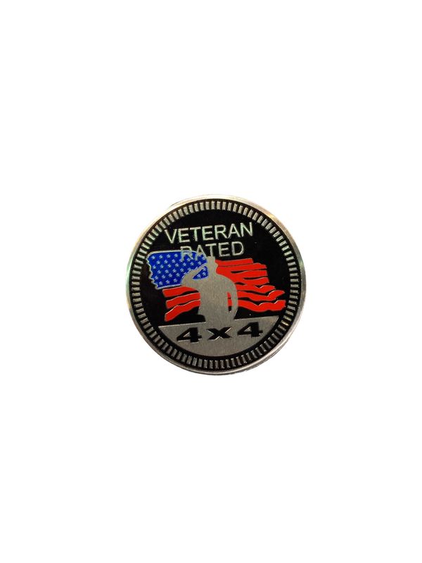 Veteran Rated Car Badge