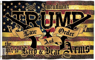 Flags 3X5 Trump 2nd Amendment