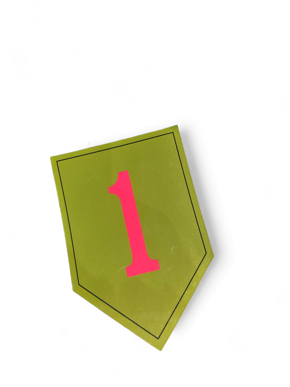 1st Infantry Division Sticker 3"X4.5"