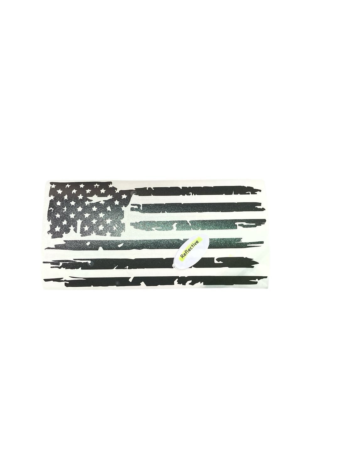 Reflective Grunge Flag Decal