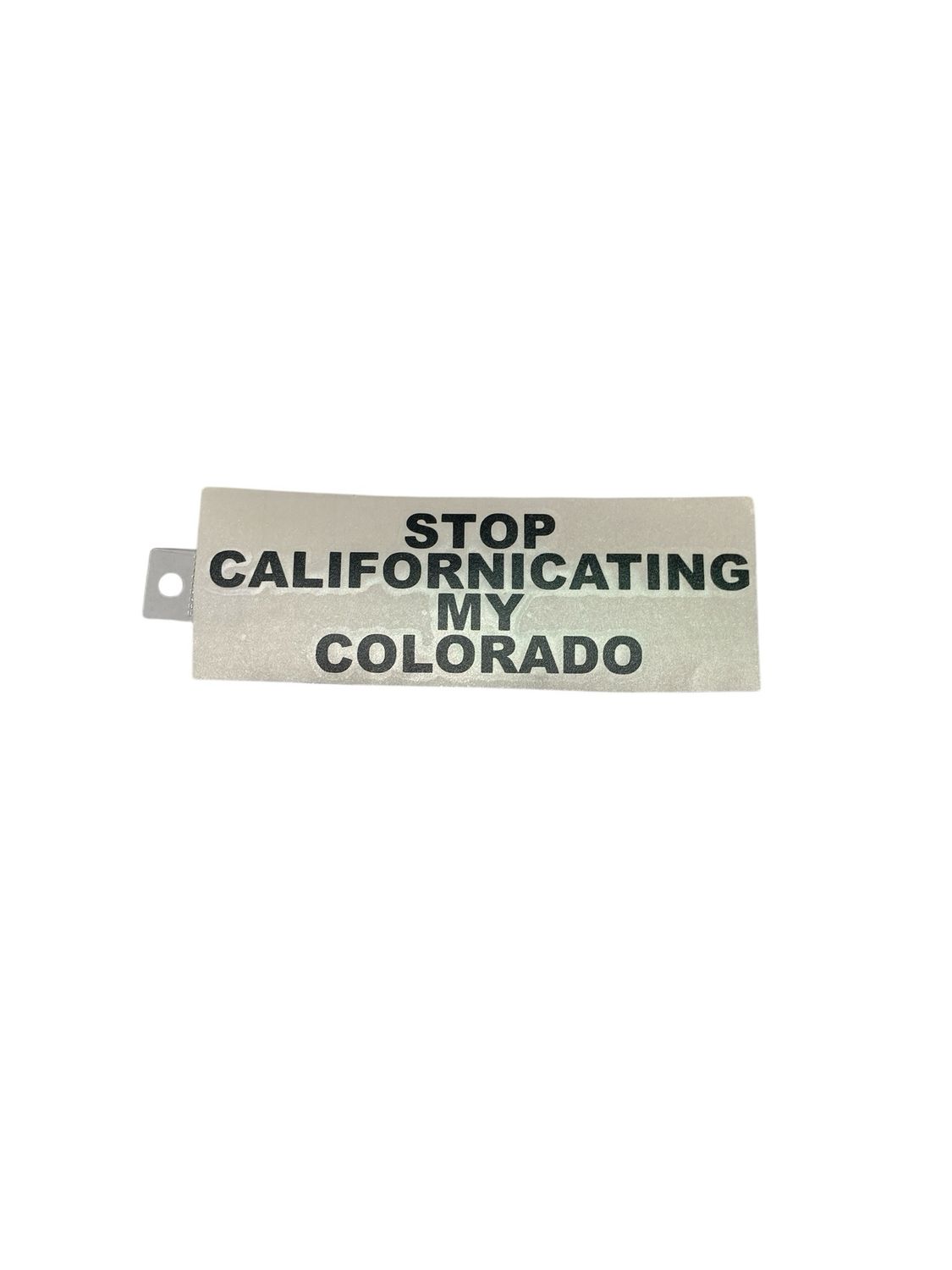 Stop Californicating Lg Decal