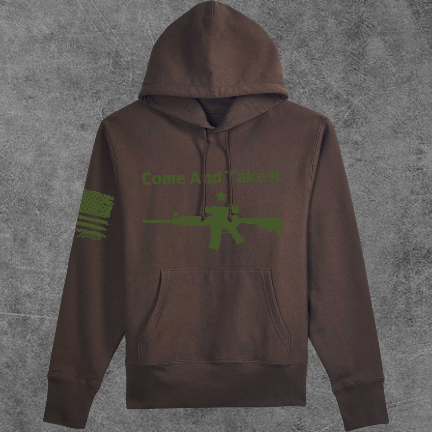 Come and Take It Brown/OD Hoodie