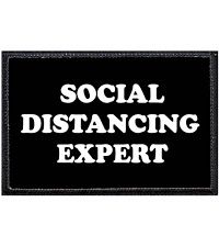 Patches Social Distancing Expert BW