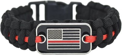 Paracord Braclet w/ Service Line Flag Paracord Braclet w/ Service Line Flag
