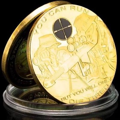 Challenge Coin Sniper You Can Run/Die Tired Challenge Coin Sniper You Can Run/Die Tired
