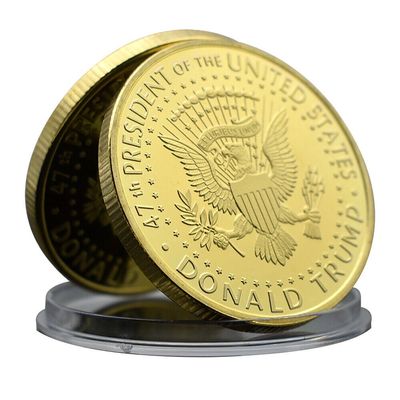 Challenge Coin Trump Color47th Pres. Stars