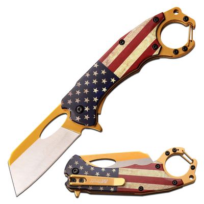 MTech Gold American Knife w/ clip