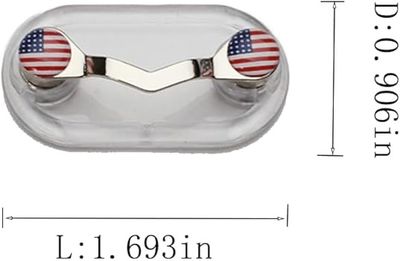 American Flag Magnetic Eye Glass Holder