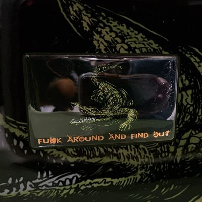 Black Metal Hitch Cover (Fuck Around And Find Out)