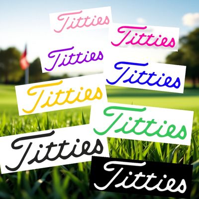 Titties Decal 7x2