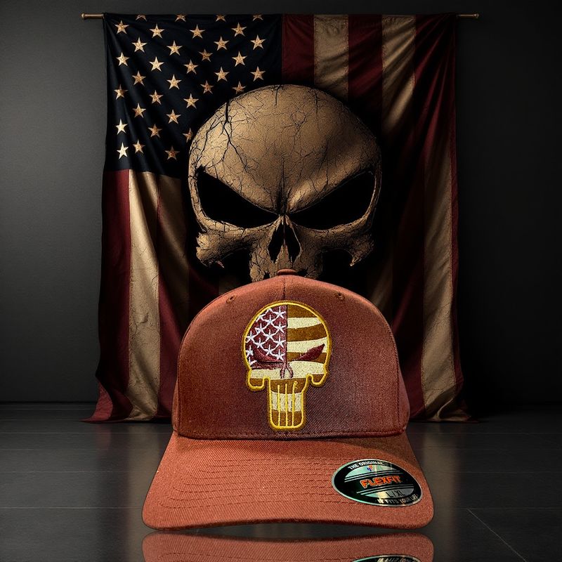 Hats Maroon Punisher