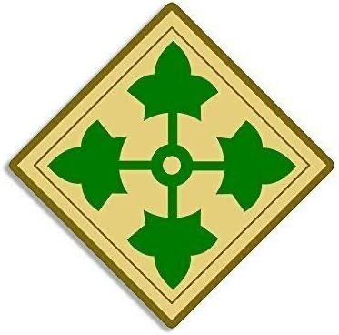4th Infantry Division Sticker 3.5"