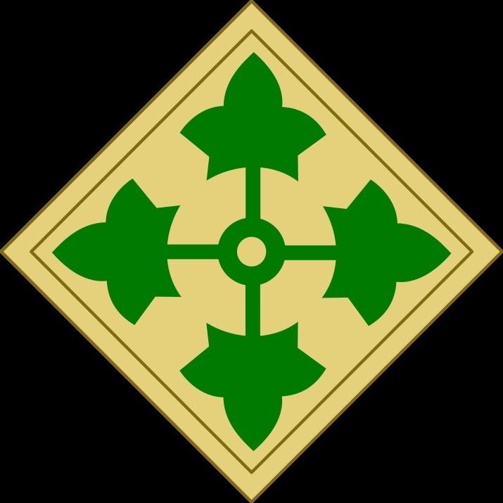 4th Infantry Division Sticker 3.5"