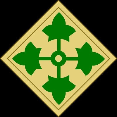 4th Infantry Division Sticker 3.5"