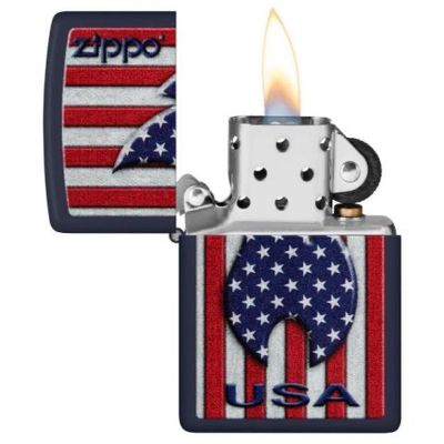 Zippo USA Blue Flame Lighter