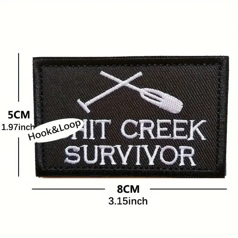 Patches Shit Creek Survivor Velcro