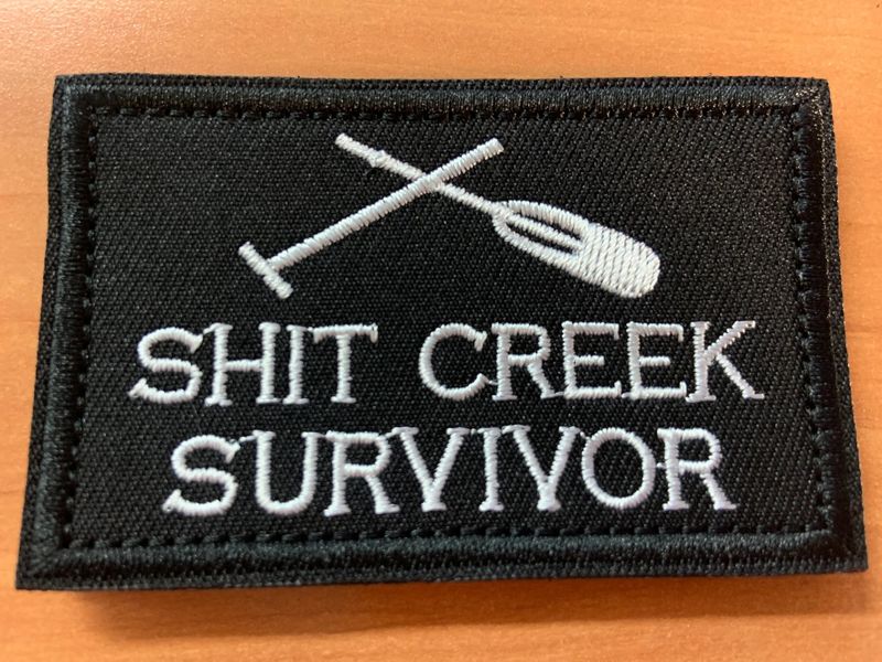 Patches Shit Creek Survivor Velcro