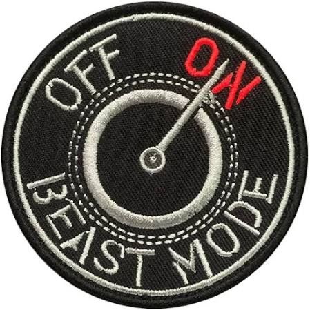 Patches Beast Mode On Round Patches Beast Mode On Round