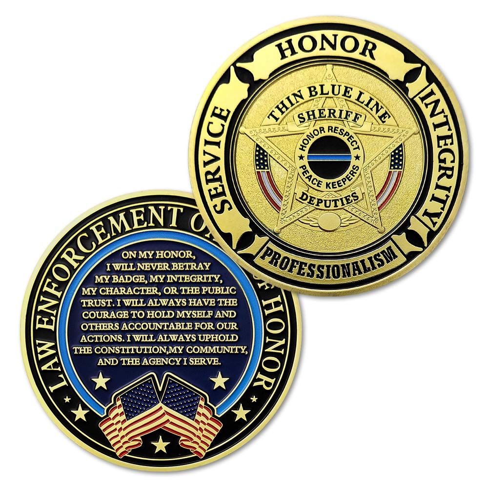 Challenge Coin Service Honor Integrity (Oath)
