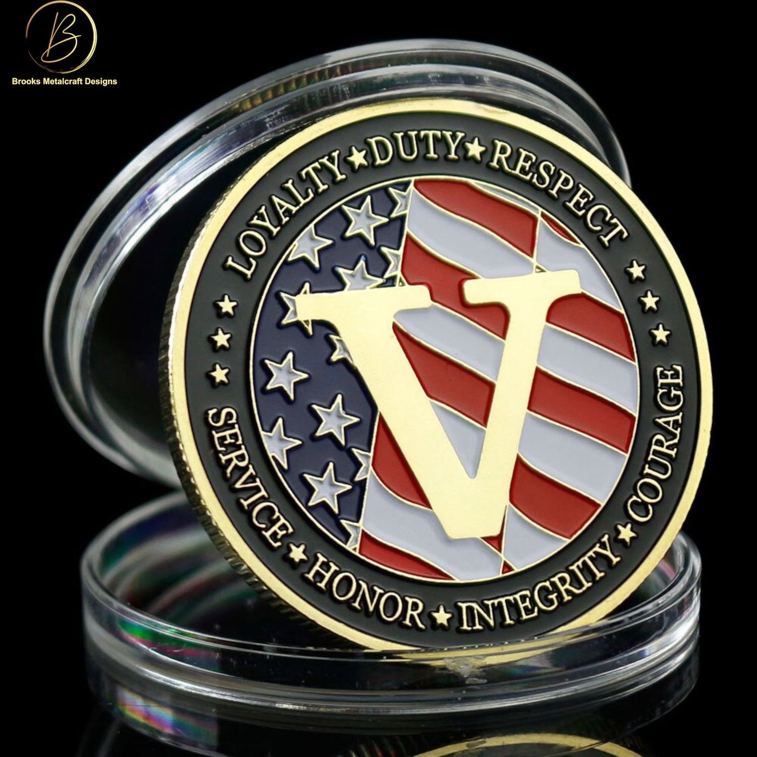 Challenge Coin US Army Veteran (V)