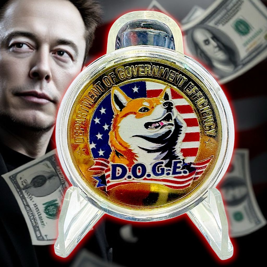 Challenge Coin DOGE Dog