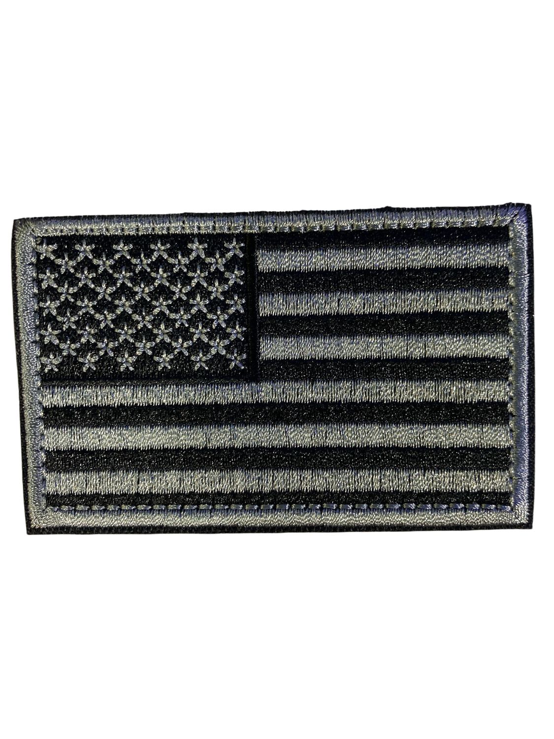 U.S. Patches Black/Silver